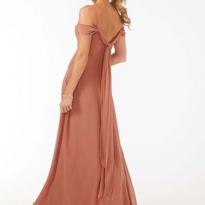 Morilee Madeline Gardner Bridesmaid Dress Size 18 Color Terracotta